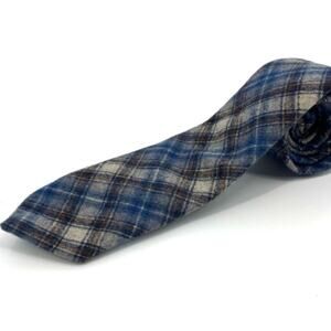 Vtg 90s Pendleton Plaid Virgin Wool Mens Tie Preppy Ivy Heritage Tartan Outdoor